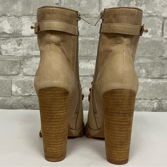 Jeffrey Campbell nude boots with rose gold studs - Picture 9 of 14